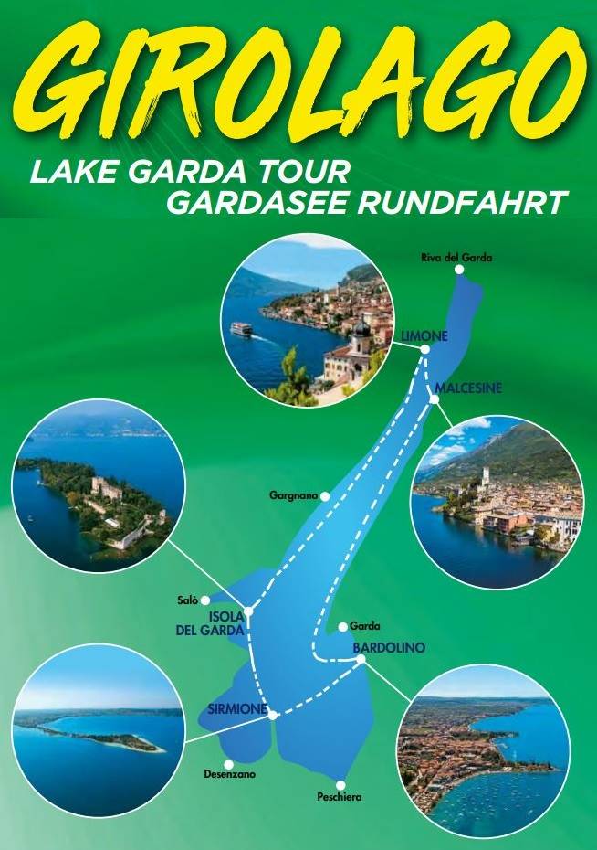 Gardasee Rundfahrt - Bootstour auf dem Gardasee